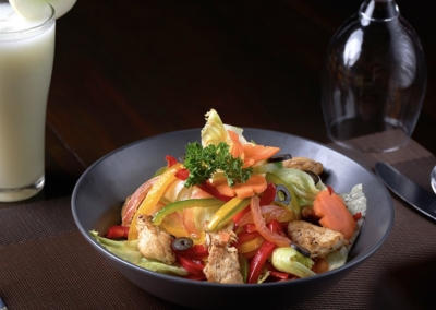 The menu Salt Restaurant at Terrace Green Hotel Negombo includes international and local cuisine. Food for all seasons!